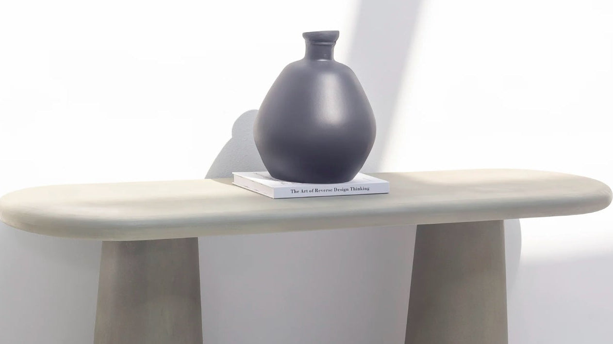 How to Style a Console Table with Mirrors & Wall Art for Entryways