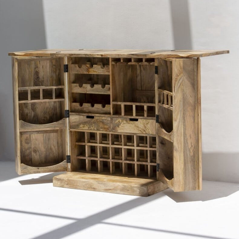 Wooden Cocktail Cabinet