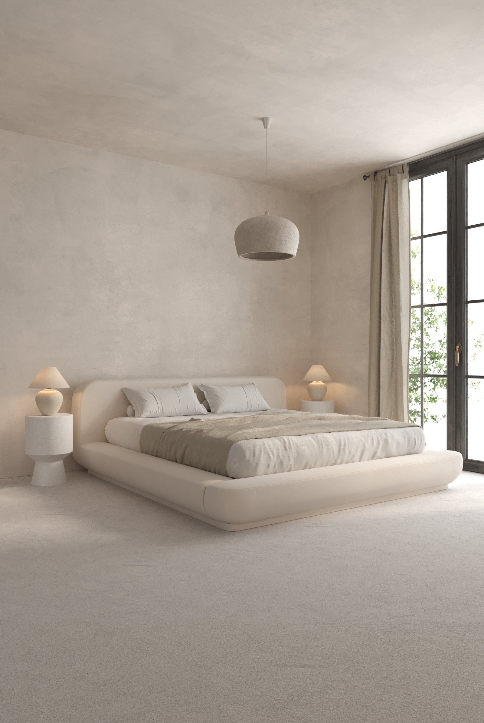 Edwina Upholstered Platform Bed