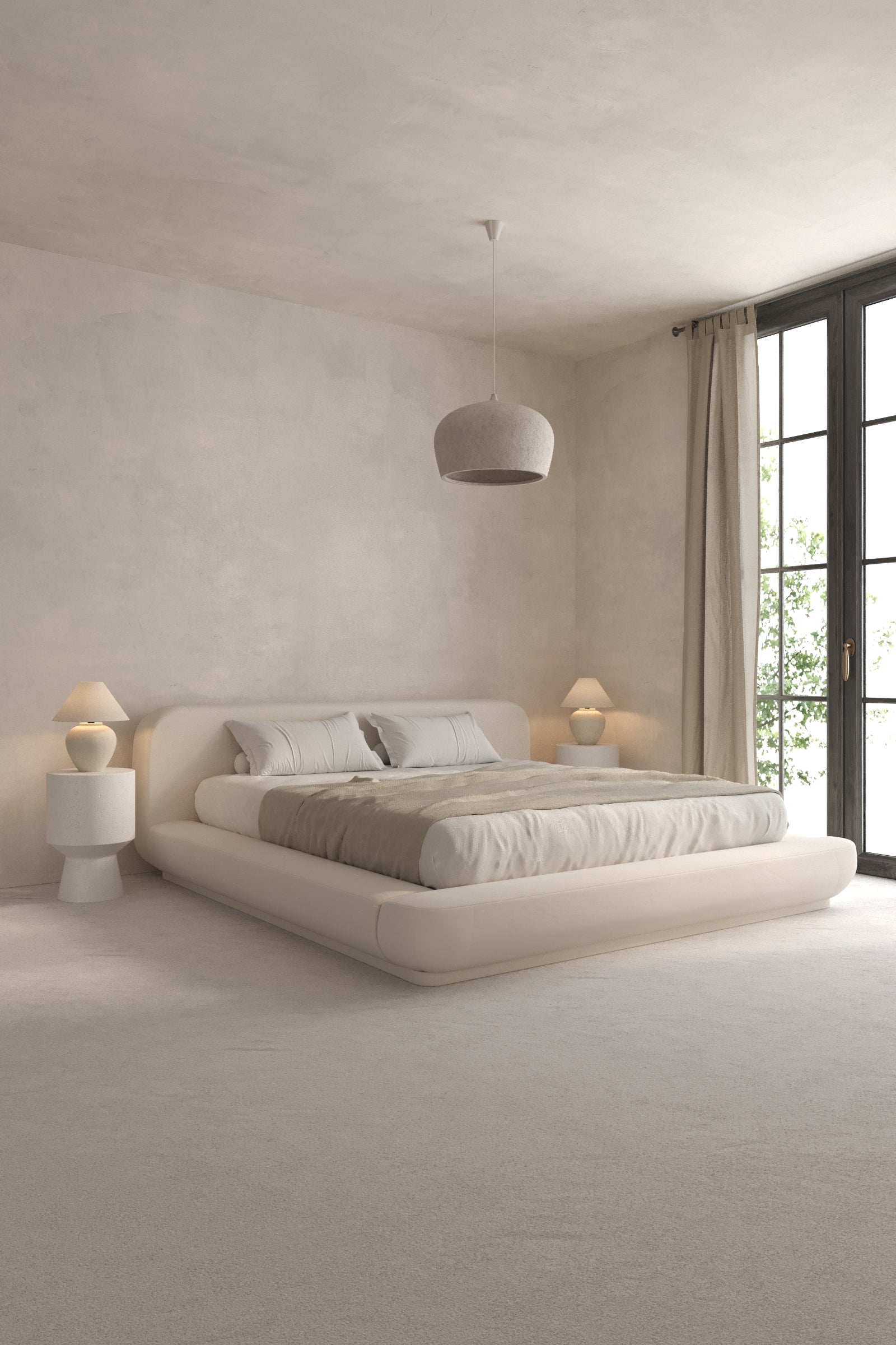 Edwina Upholstered Platform Bed