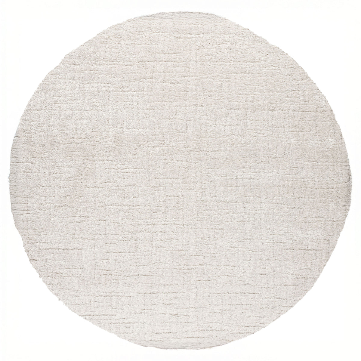 Babel Plain Off White Round Rug | Minimal Modern Circular Rug UAE ...