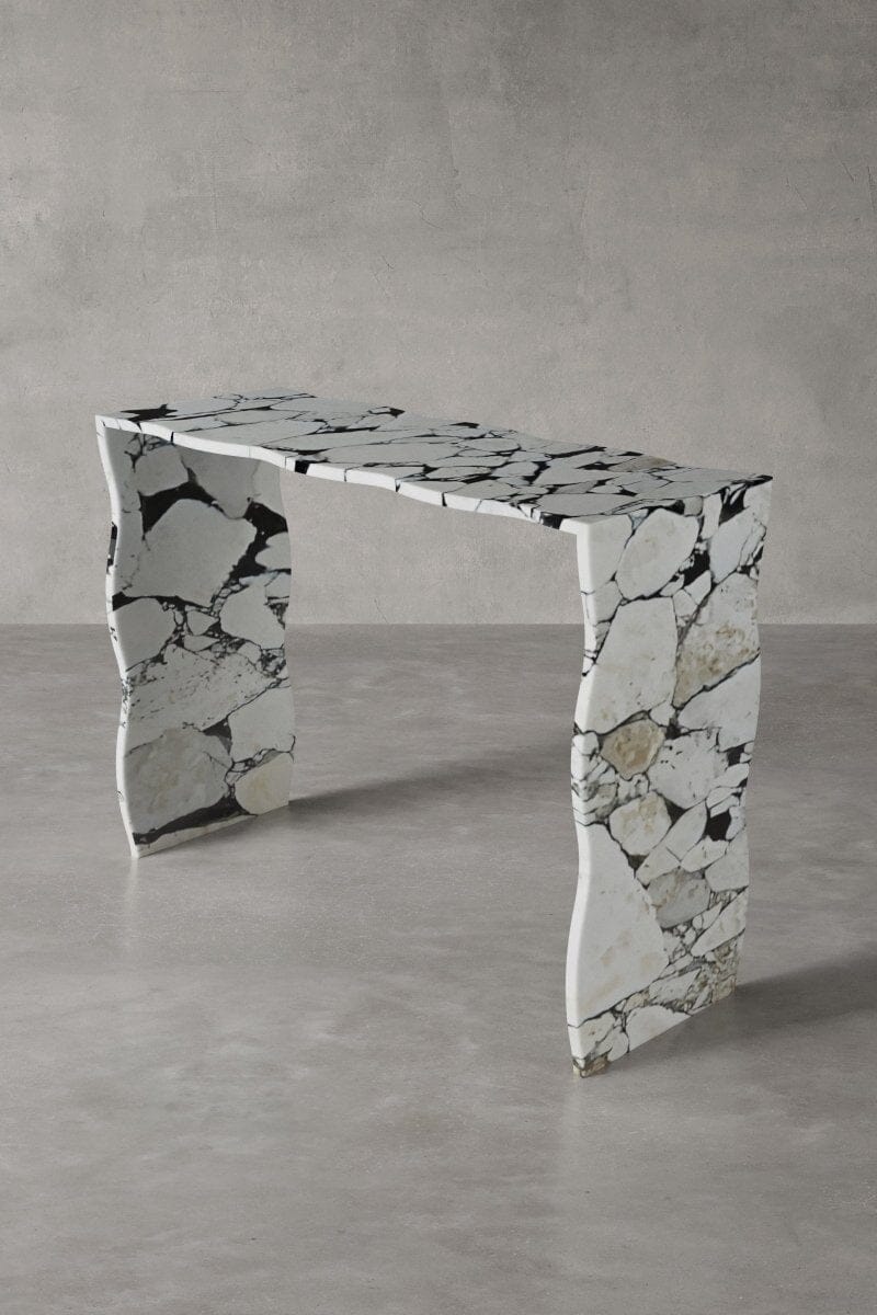 Adalynn Irreuglar Top & Legs Viola Console Table (3 Sizes)