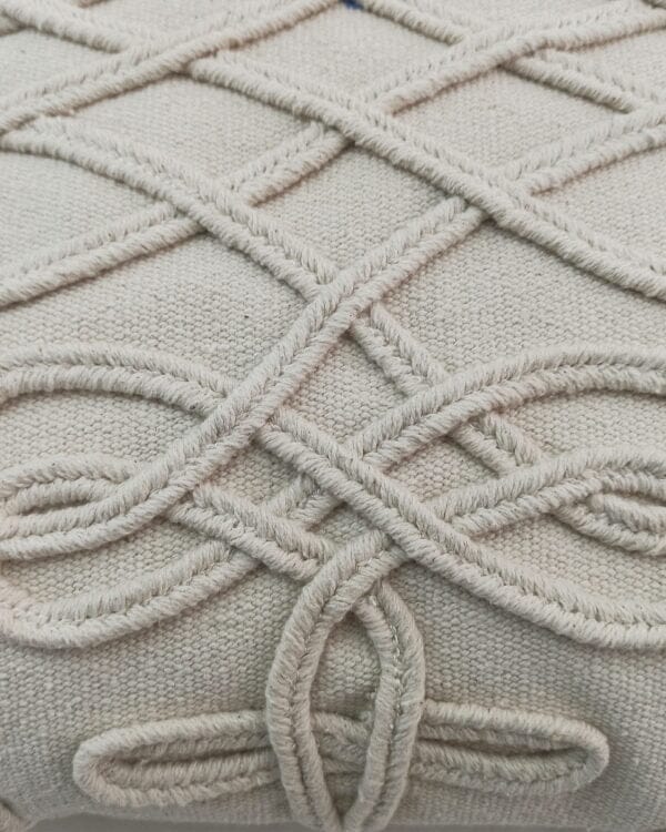 Cotton Cushion With fringes (45X45 CM) Cushion -- Cushion With Filler Homekode