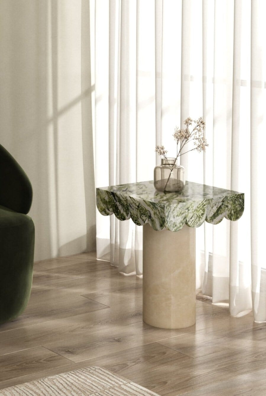 Aylin Marble Side Table