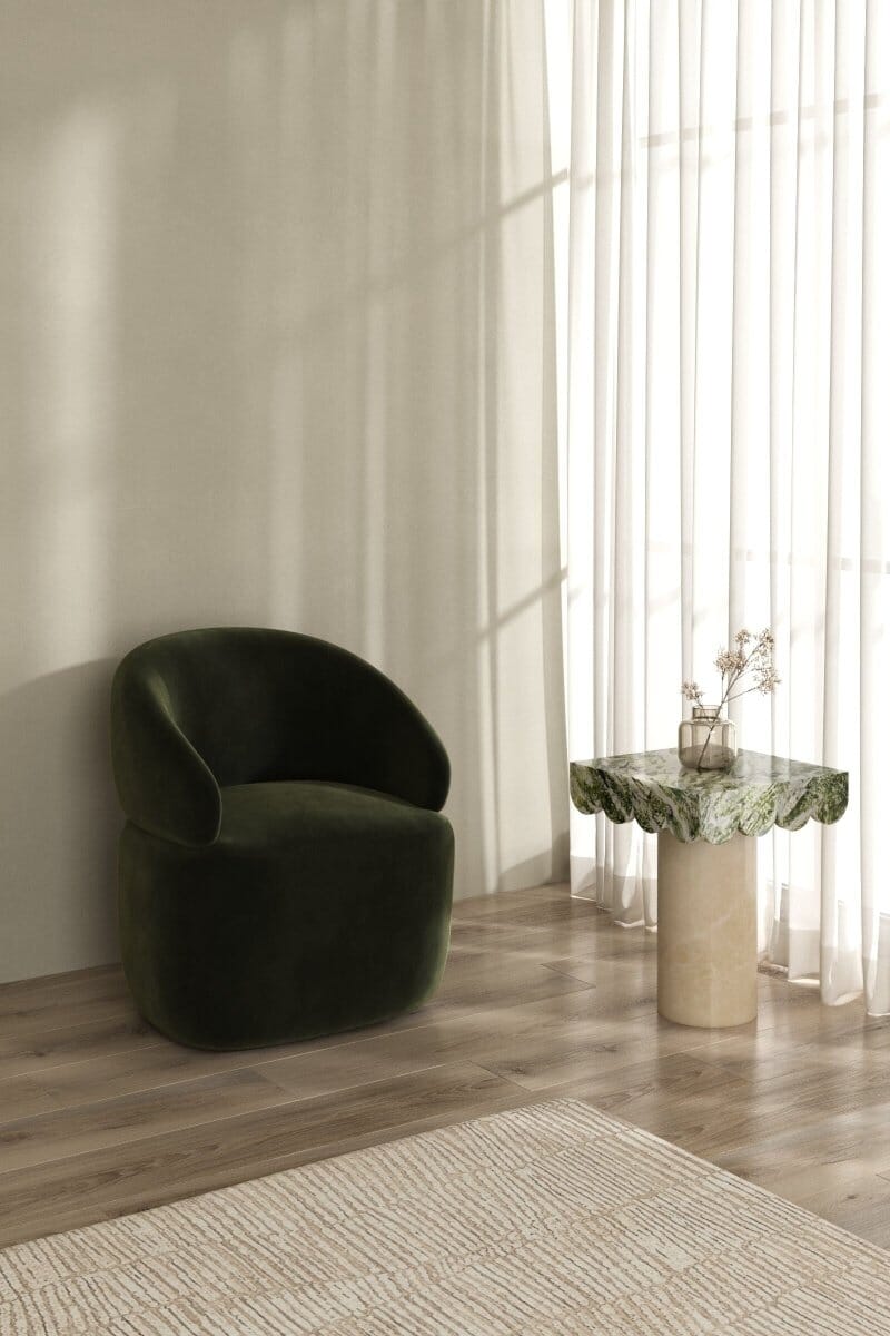 Aylin Marble Side Table Homekode