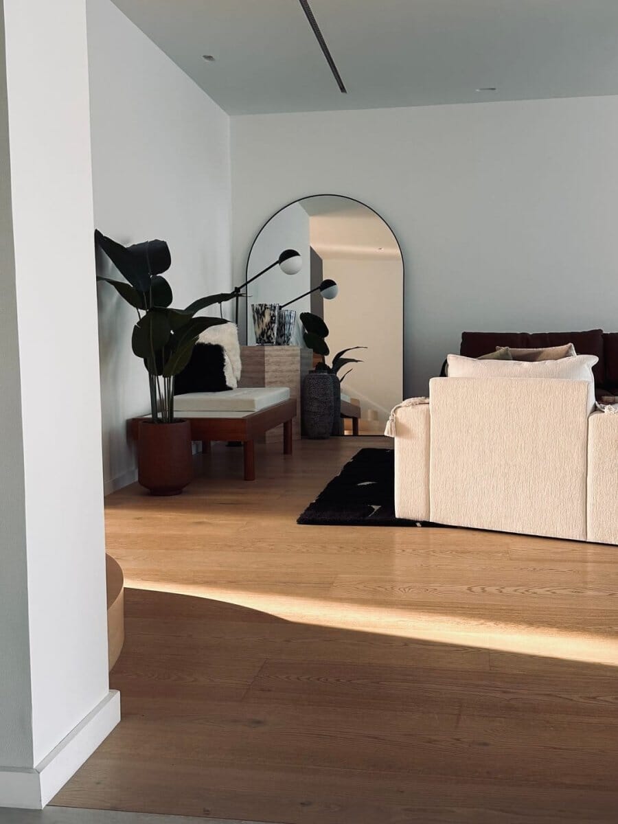 XL Black Arch Full Length Mirror (3 Sizes) Mirrors Homekode