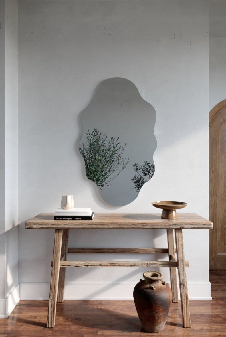 Cloudscape Backlit Frless LED Mirror