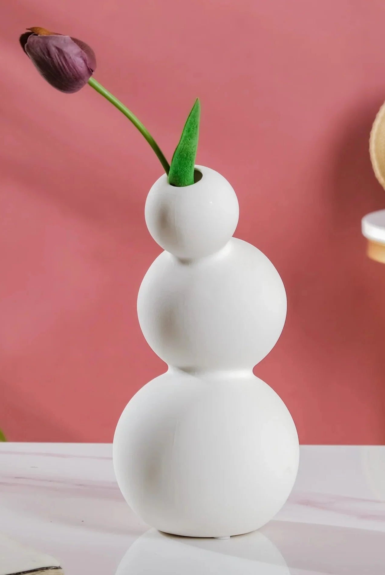 Ceramic 3 Bubbles Vase (10x22 CM)