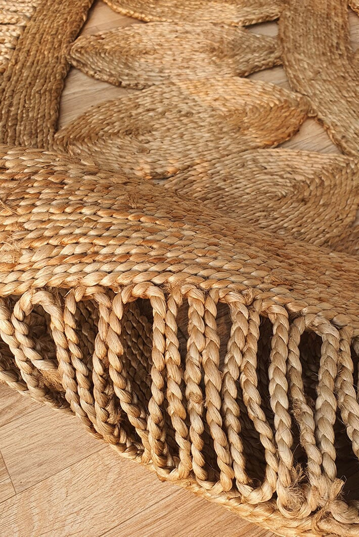 Sunburst Serenity - Crochet Jute Rug (2 Sizes)