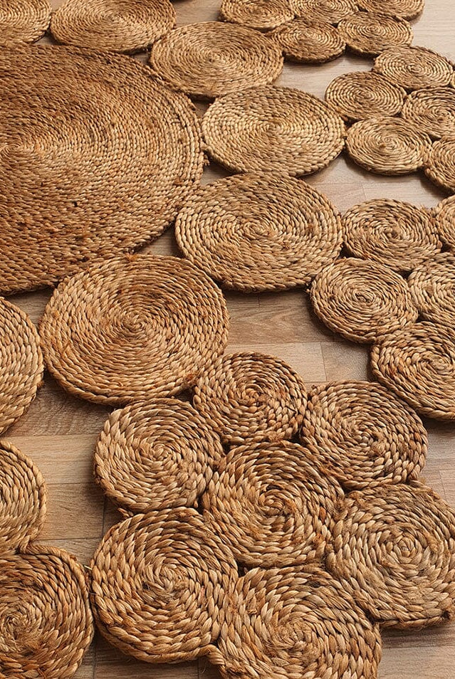 Botanic Zen - Crochet Jute Rug (2 Sizes)