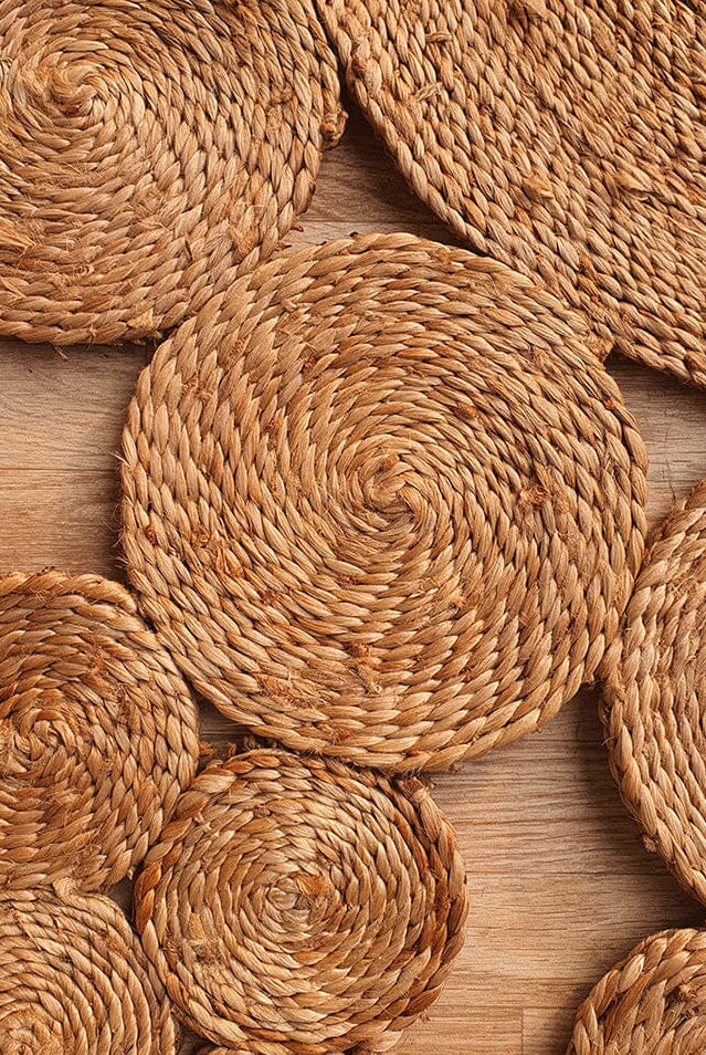 Botanic Zen - Crochet Jute Rug (2 Sizes)