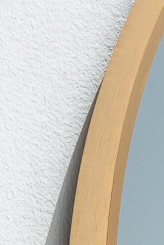 Ekin LED Gold Fr Round Mirror (5 Sizes) Homekode