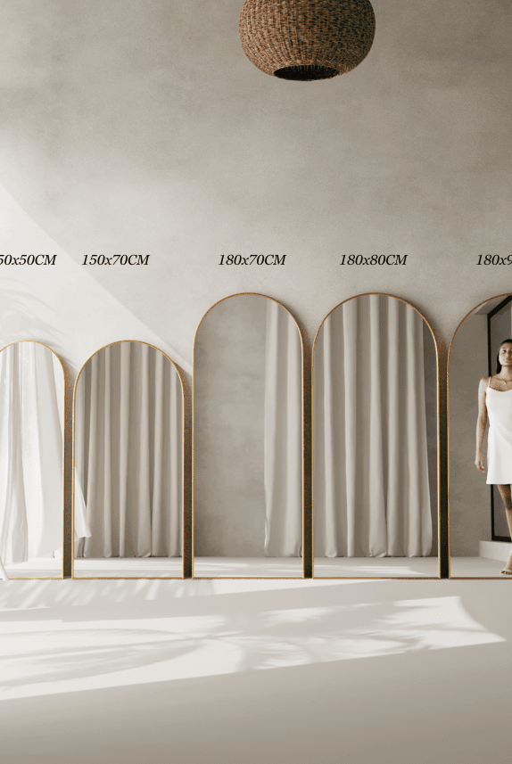 Gold Arch Full Length Mirror (8 Sizes) Mirrors