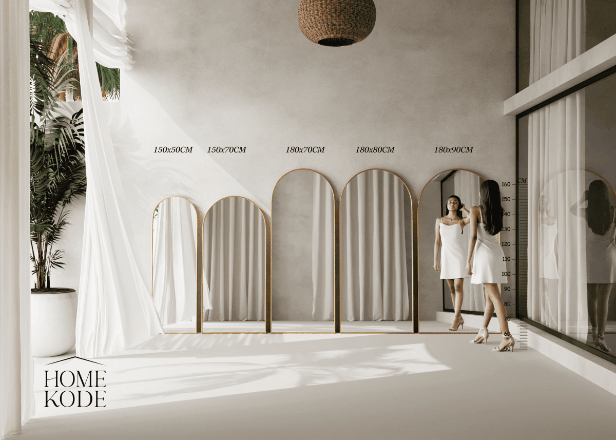 Gold Arch Full Length Mirror (8 Sizes) Mirrors