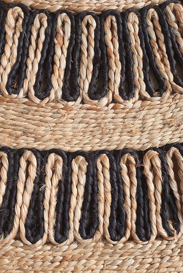 Entwined Elegance - Crochet Jute Rug (2 Sizes)