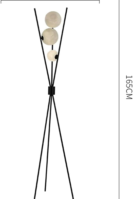 Black 3 Bubble Floor lamp Homekode