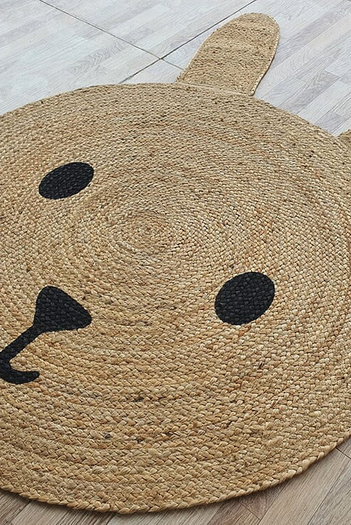Bunny Haven - Jute Braided Rug (100 CM)