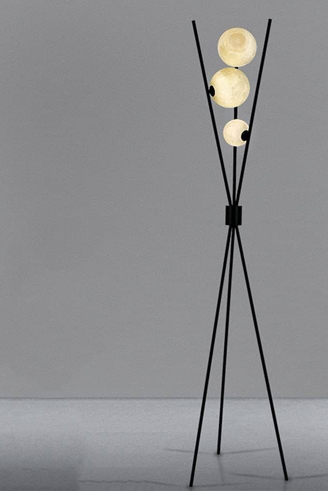 Black 3 Bubble Floor lamp Homekode