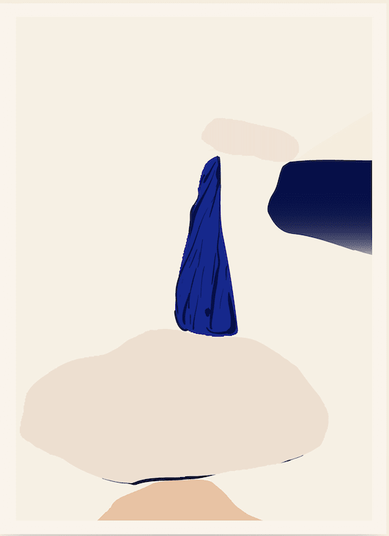 Abstract Aesthetic Shape Wall IV