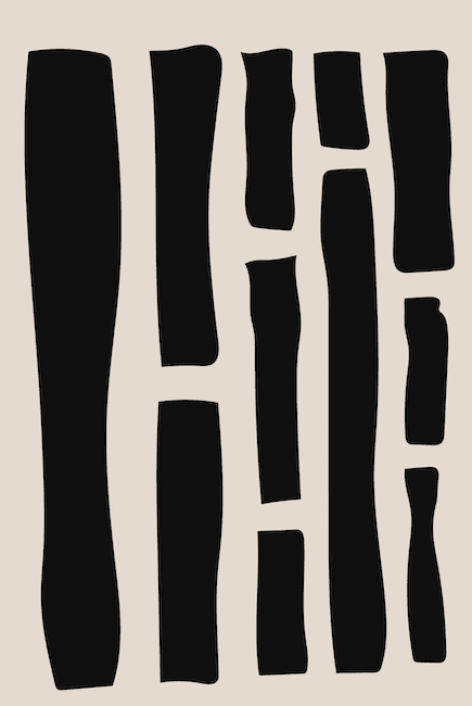 Abstract Pillars Wall Art