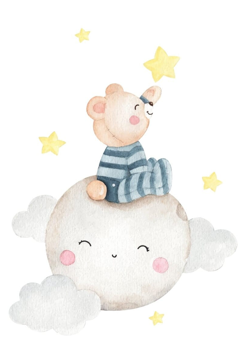 Moonlit Bear's Dream Wall