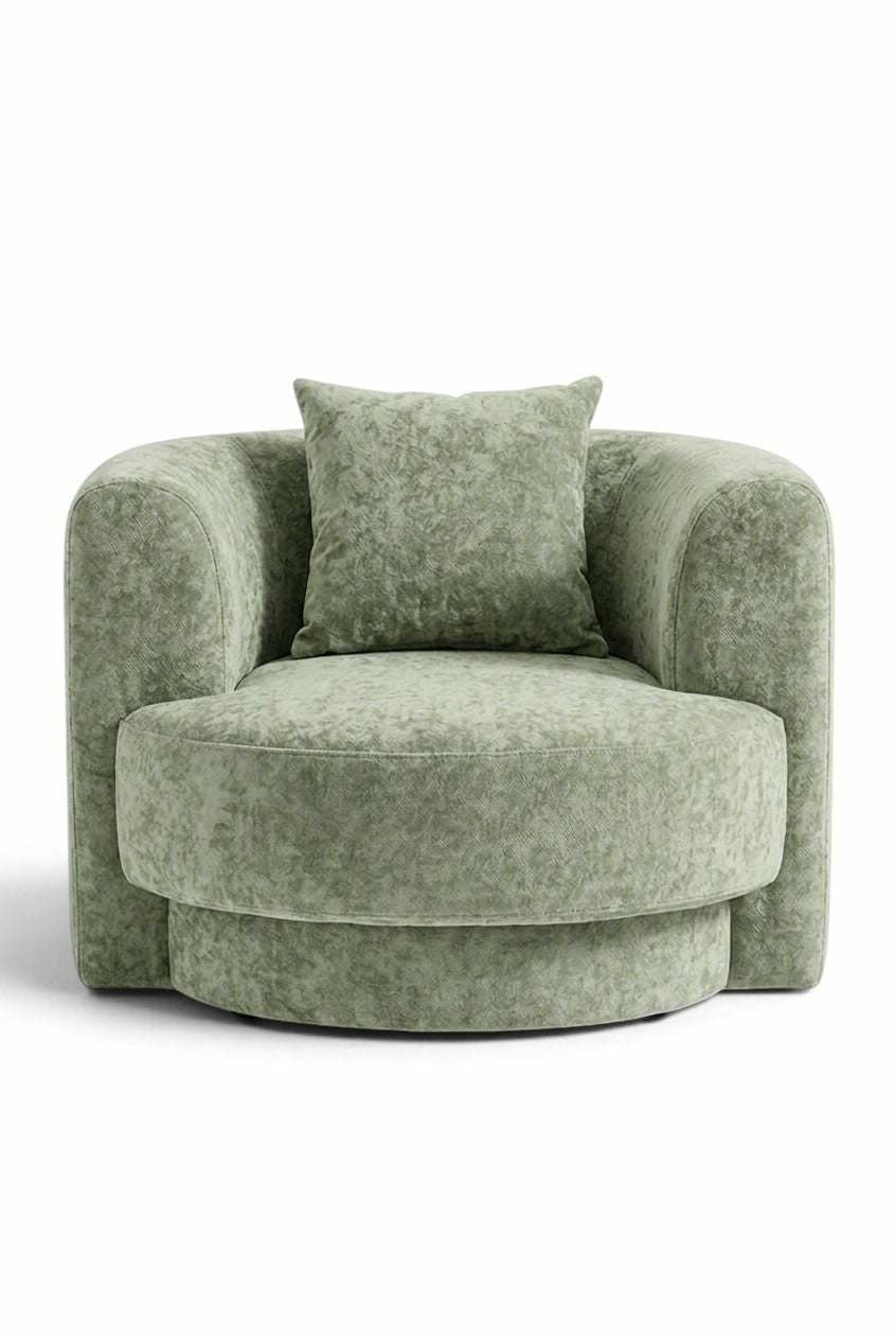 Aella Pistachio Green Lounge Sofa Chair