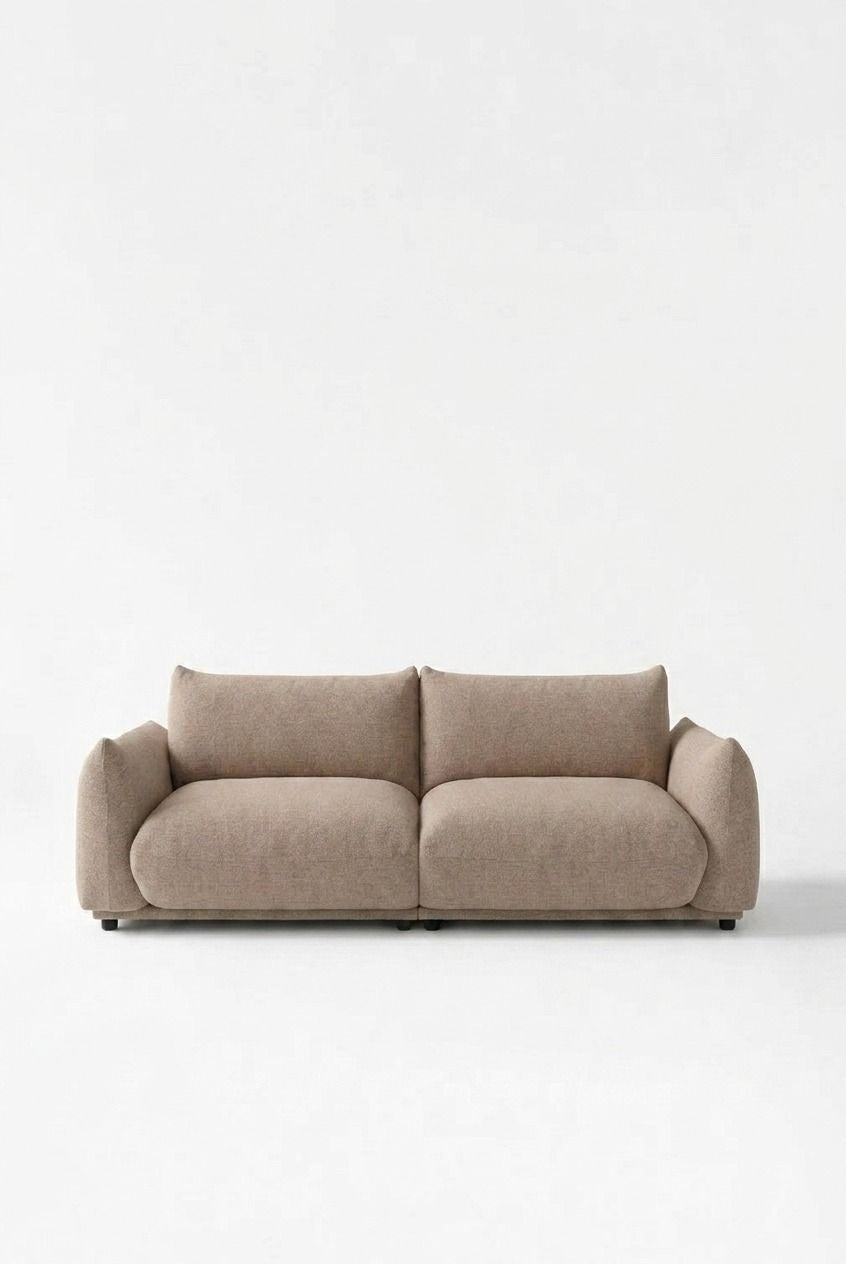 Alannah Light Brown Modular 2 Seater Sofa