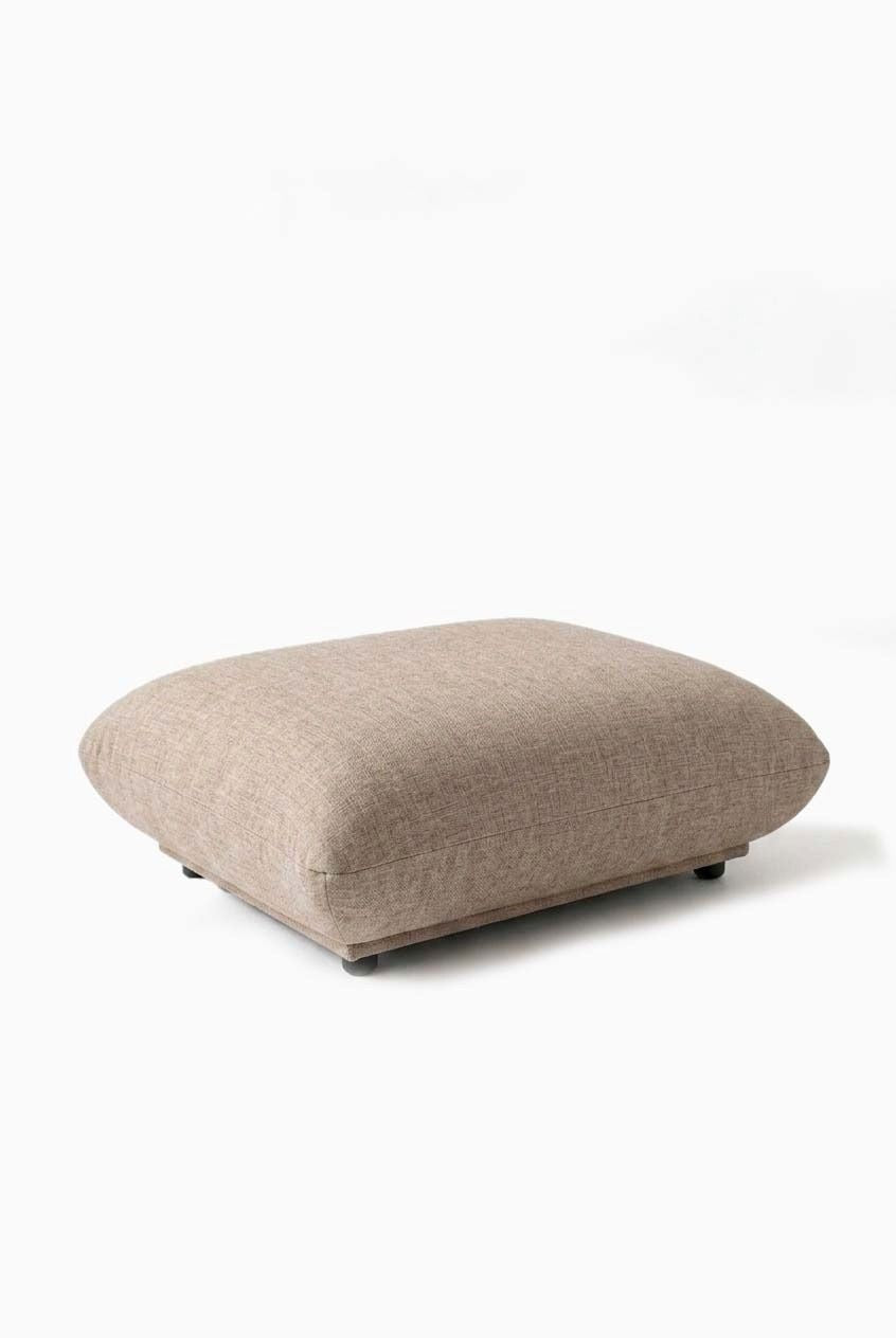 Alannah Light Brown Ottoman