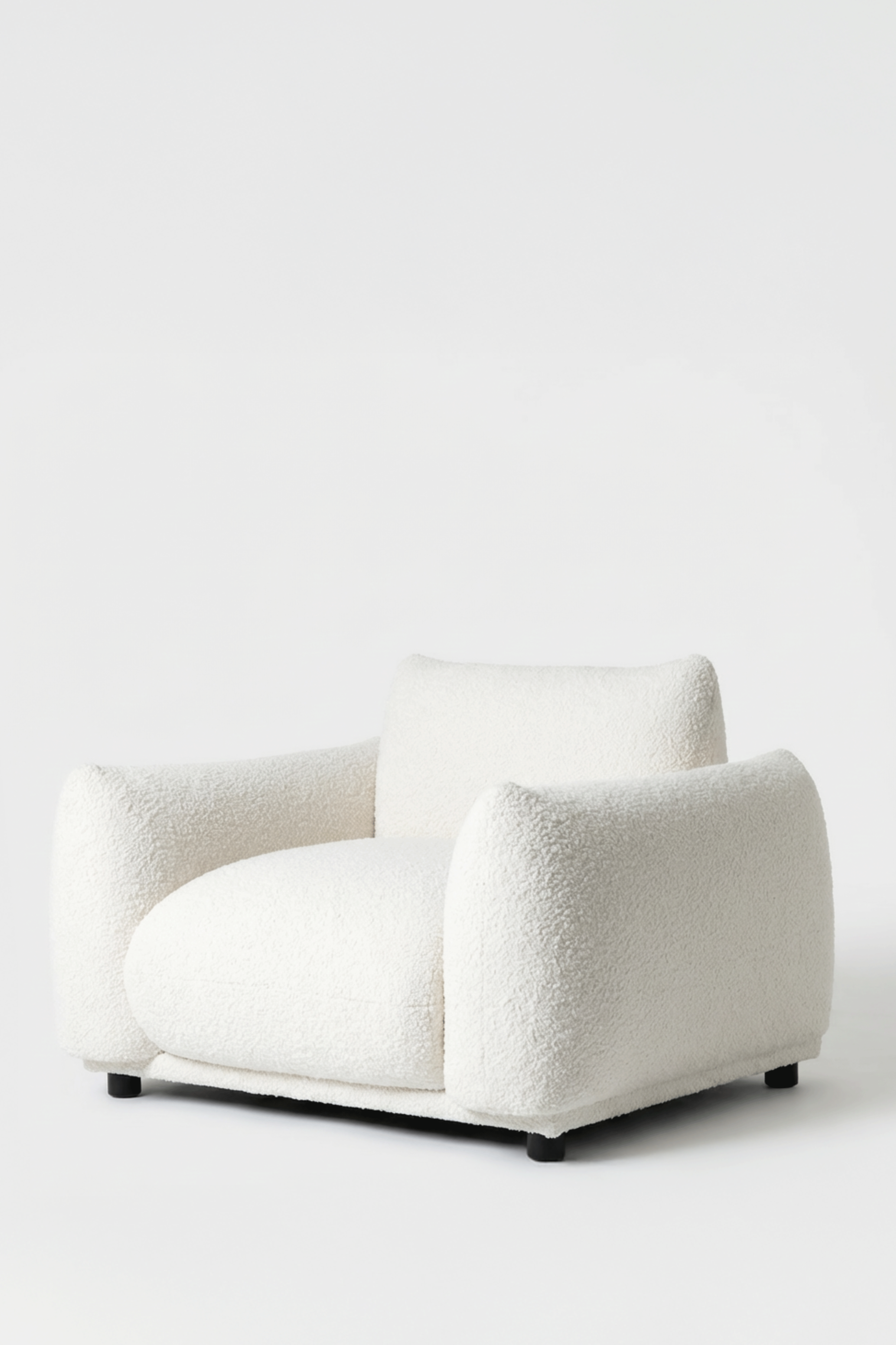 Alannah Off White Boucle Sofa Chair