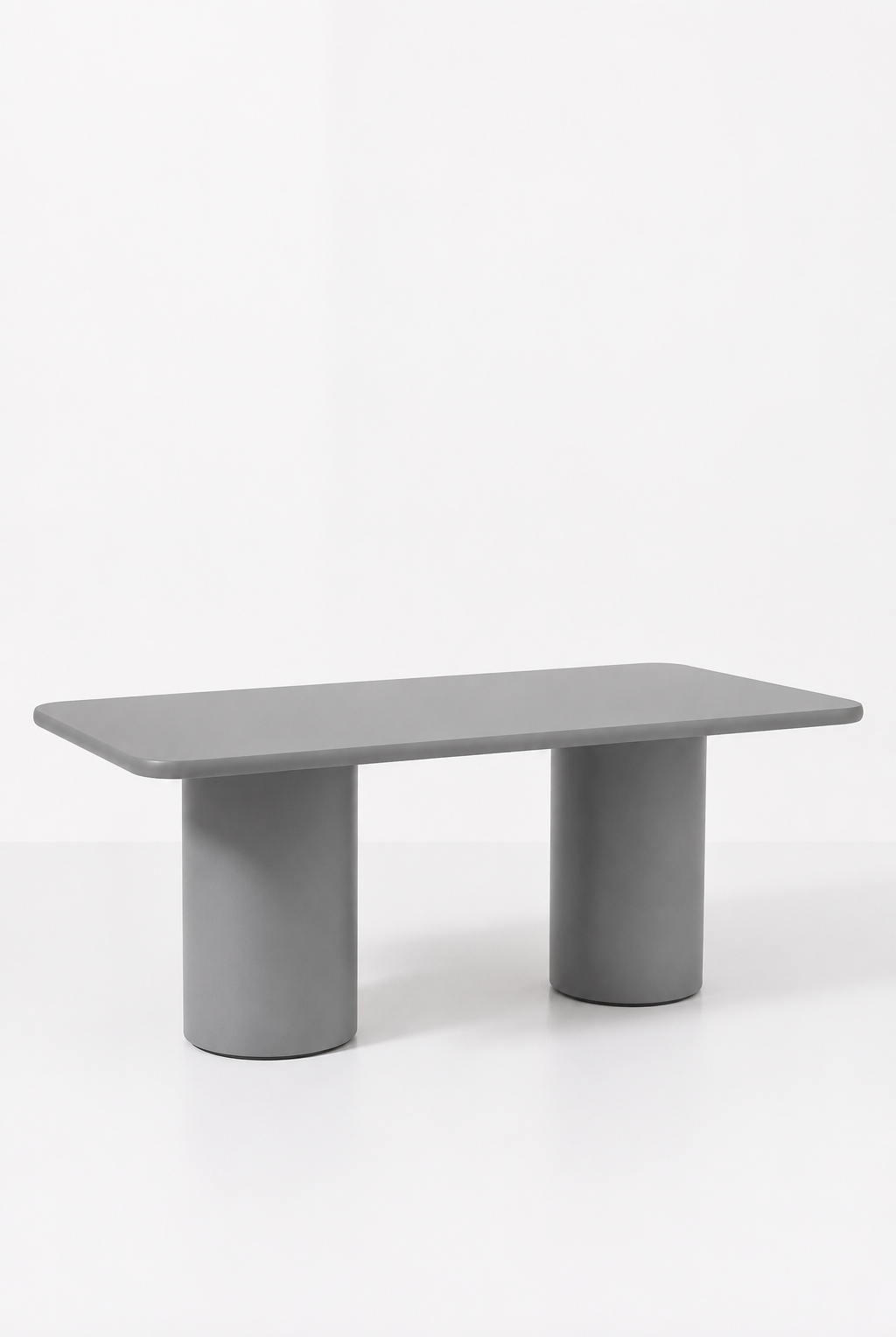 Alara Ash Grey Microconcrete Dining Table