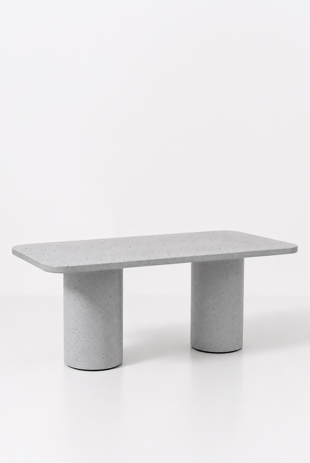 Alara Grey Speckled Microconcrete Dining Table