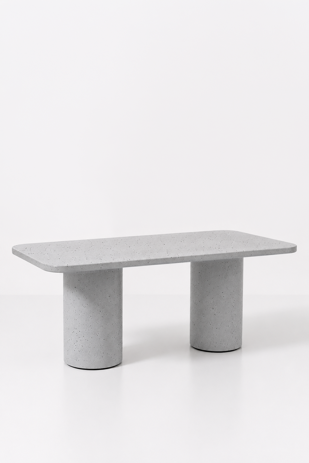 Alara Grey Speckled Microconcrete Dining Table