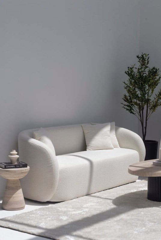 Aletea Solid Travertine Side Table (2 Sizes)