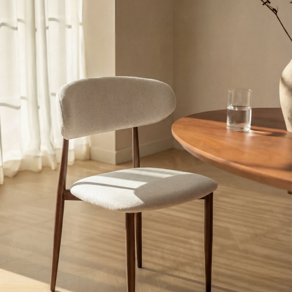 Elevate Your Dining Space with a Cream Upholstered Chair – Homekode