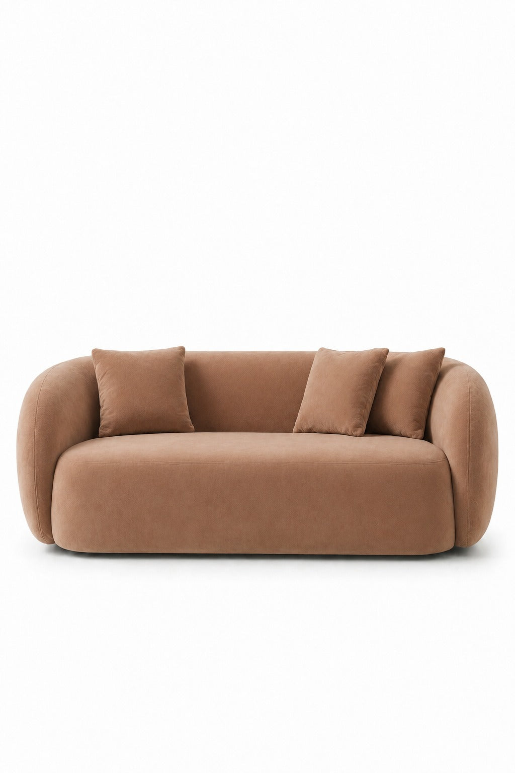 Amanti Camel Brown 3 Seater Sofa