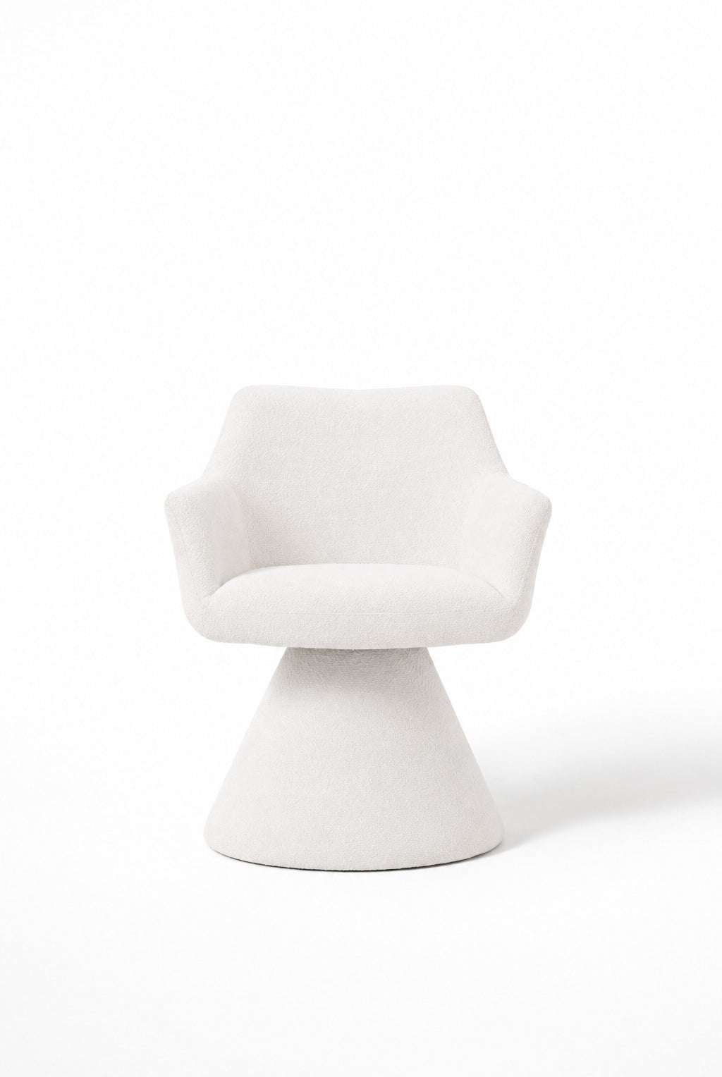 Amaya Ivory Swivel Dining Chair