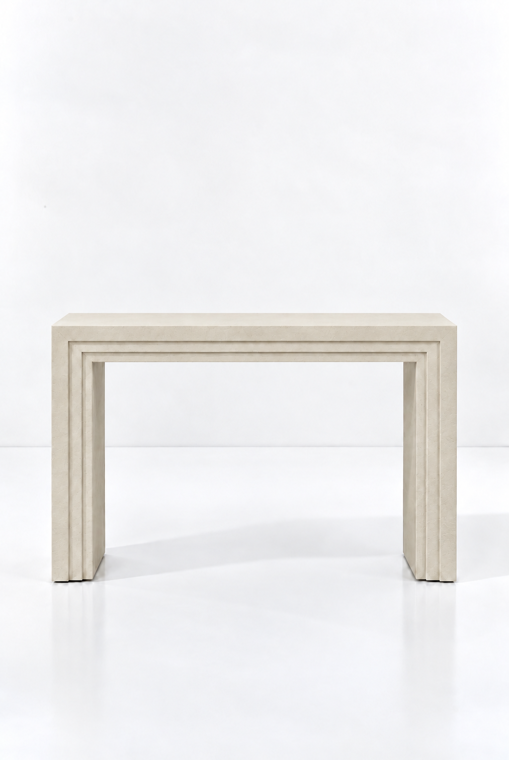 Amelie Light Beige Microconcrete Desk