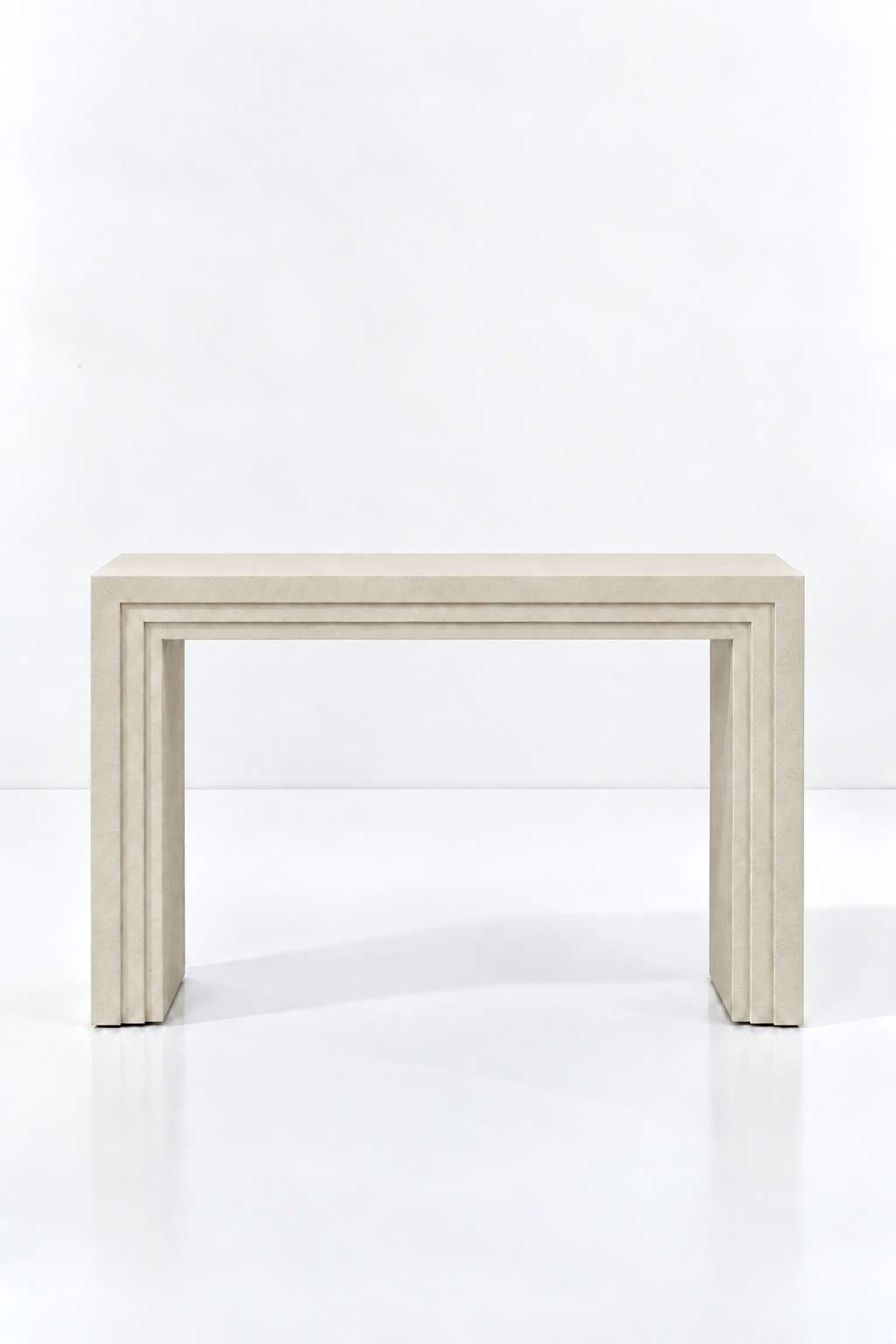 Amelie Light Beige Microconcrete Desk