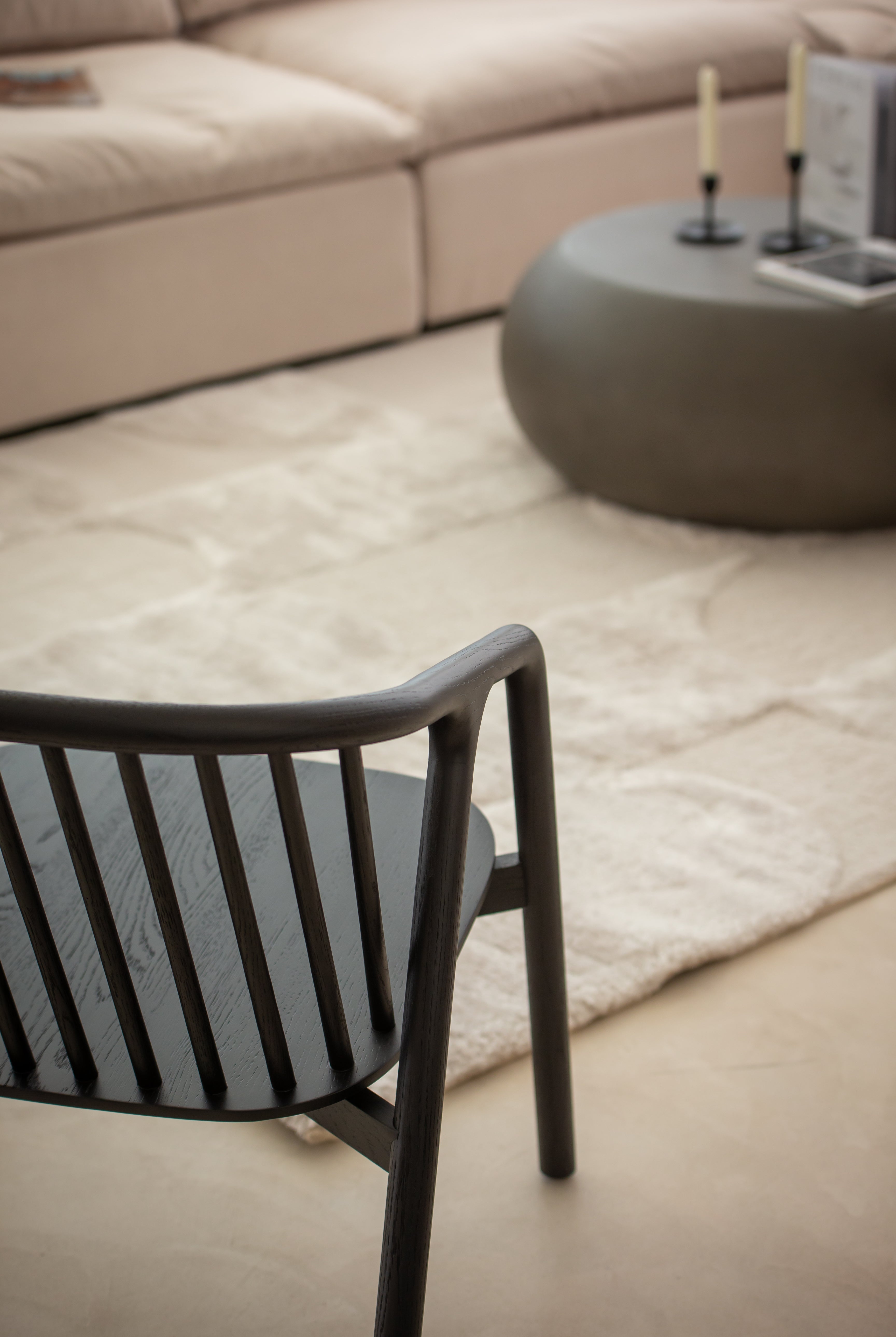 Ansel Wooden Lounge Chair