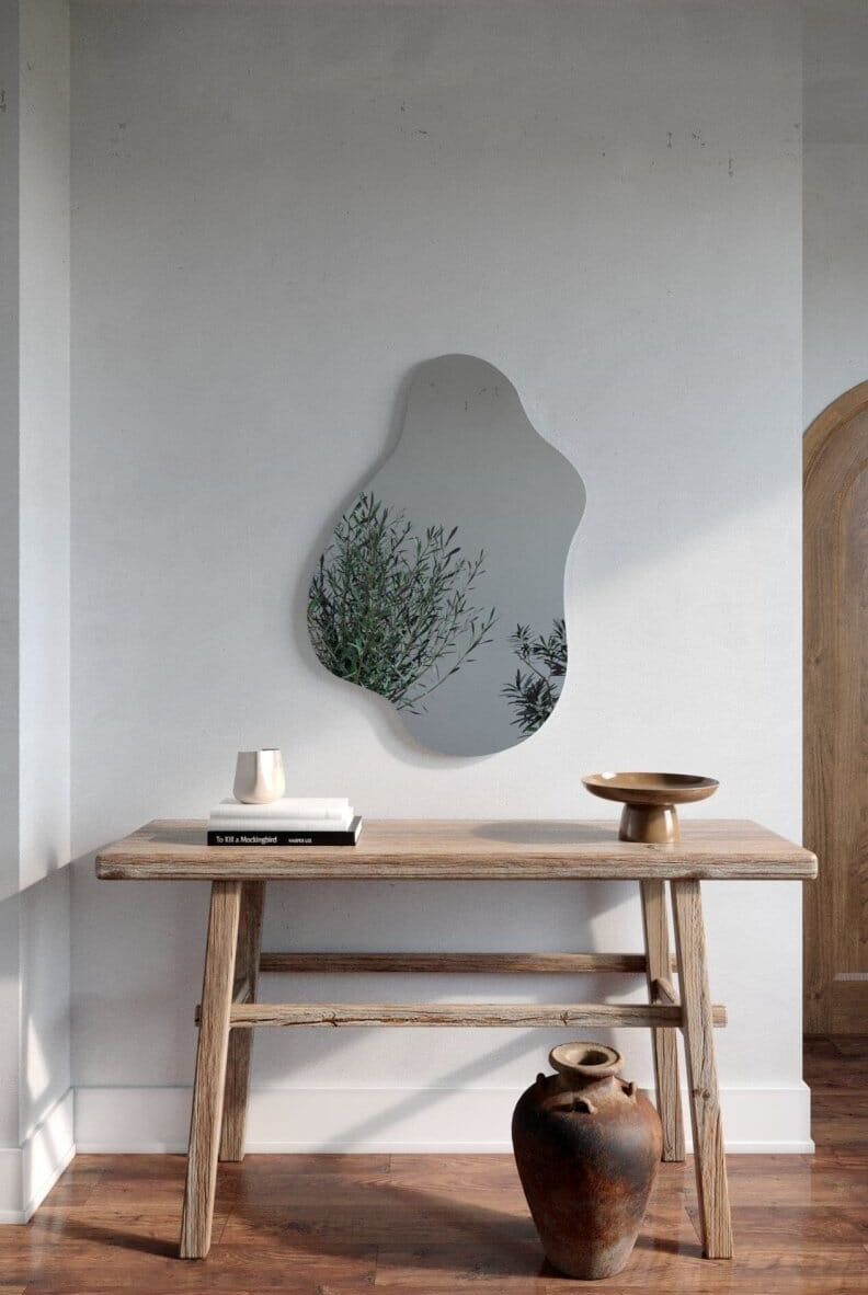 Wallis Irregular LED Vanity Mirror (100x70CM) Homekode