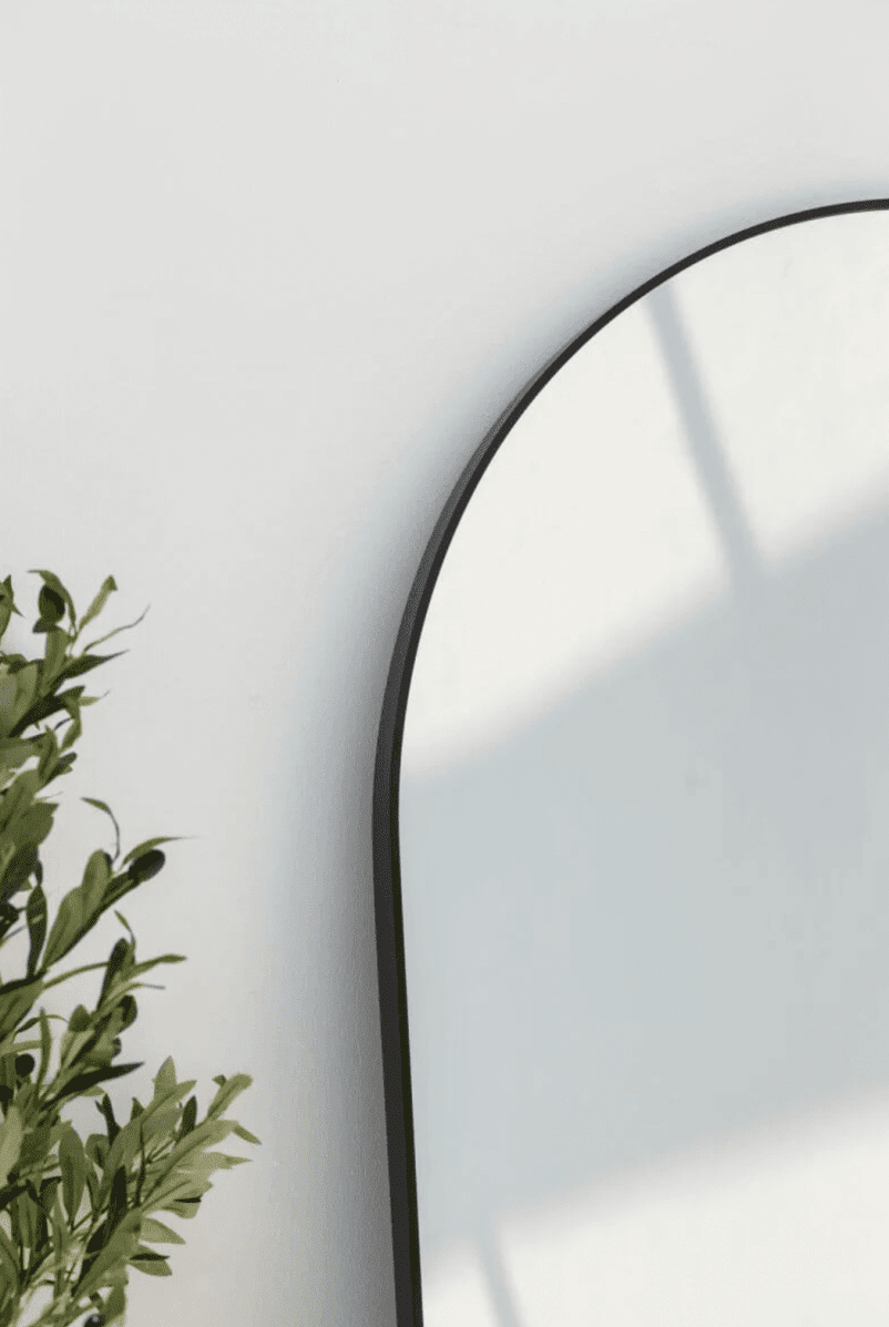 Alev Arched LED Wall Mirror with Soft Backlighting Homekode