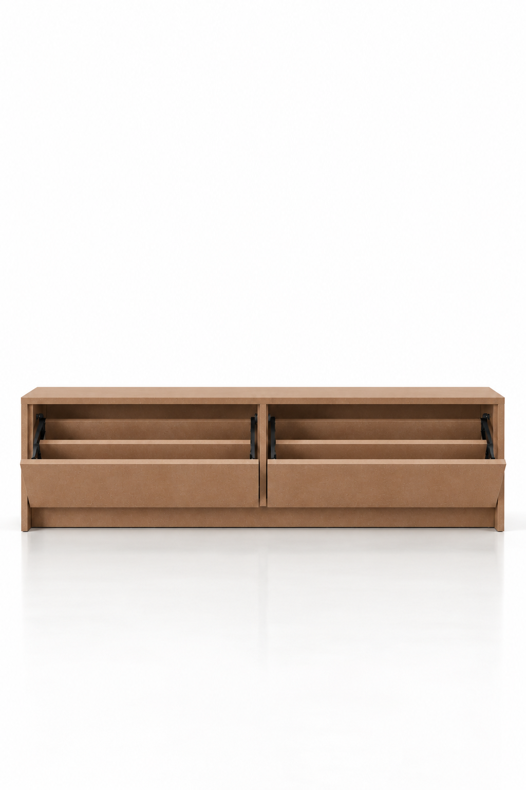 Arqen Brown Microconcrete Shoe Cabinet