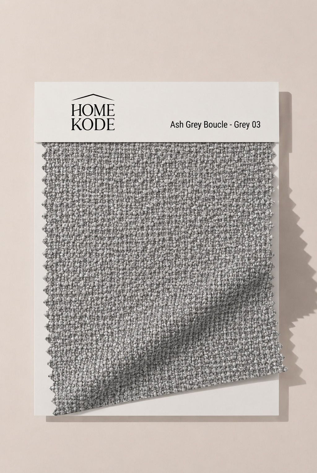 Ash Grey Boucle - Grey 03