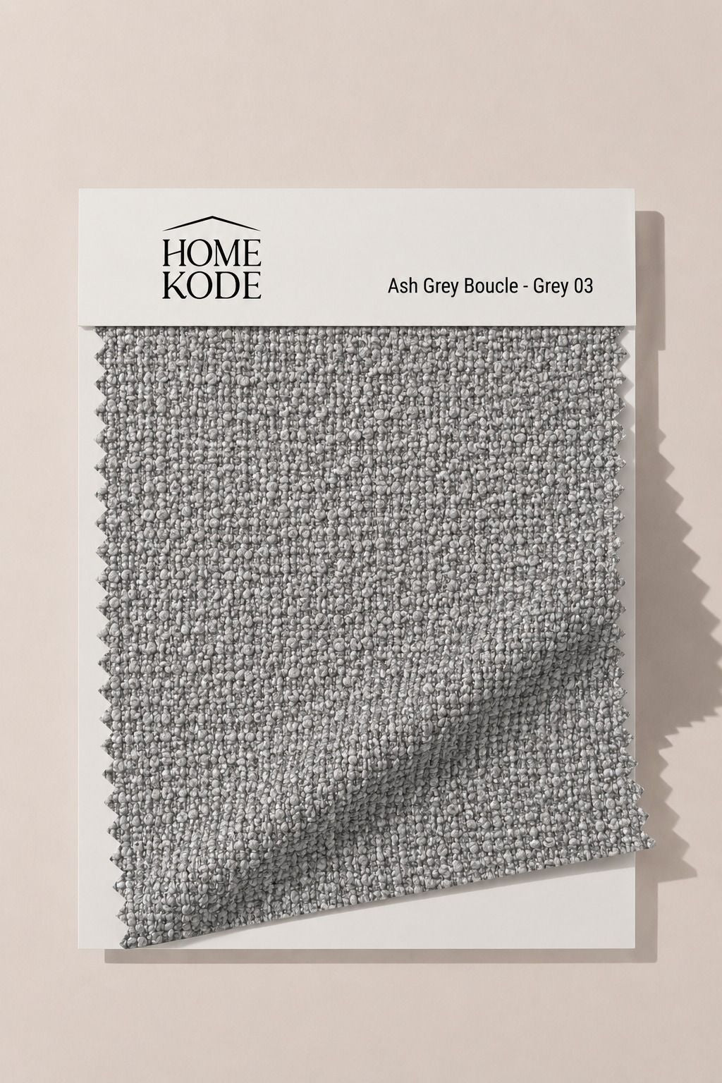 Ash Grey Boucle - Grey 03