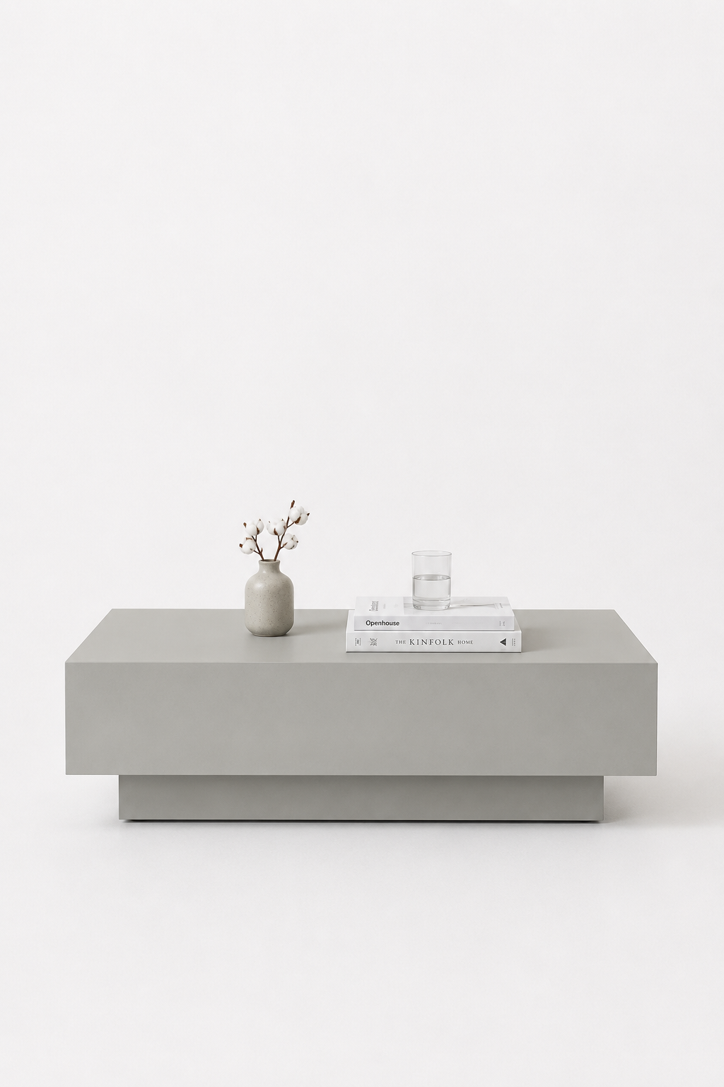 Azalea Light Grey Microconcrete Coffee Table