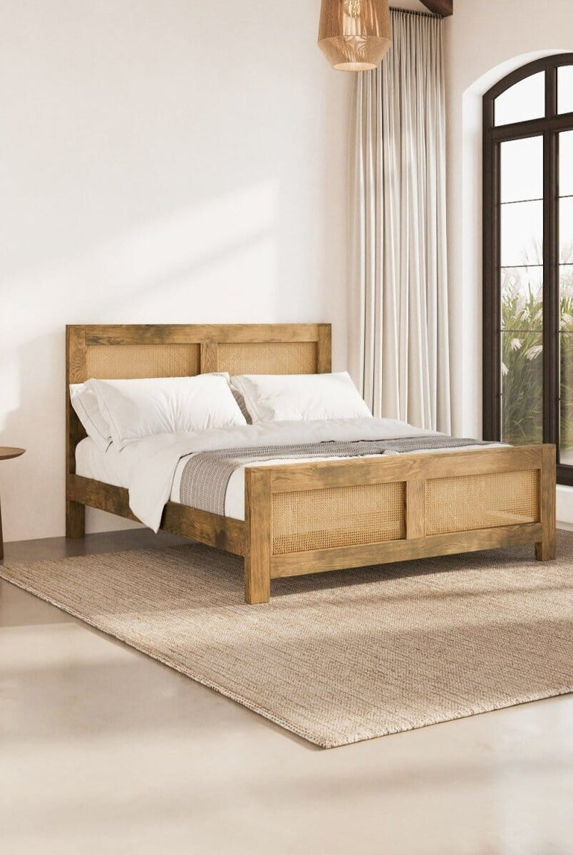 Aanya Solid Wood Bed