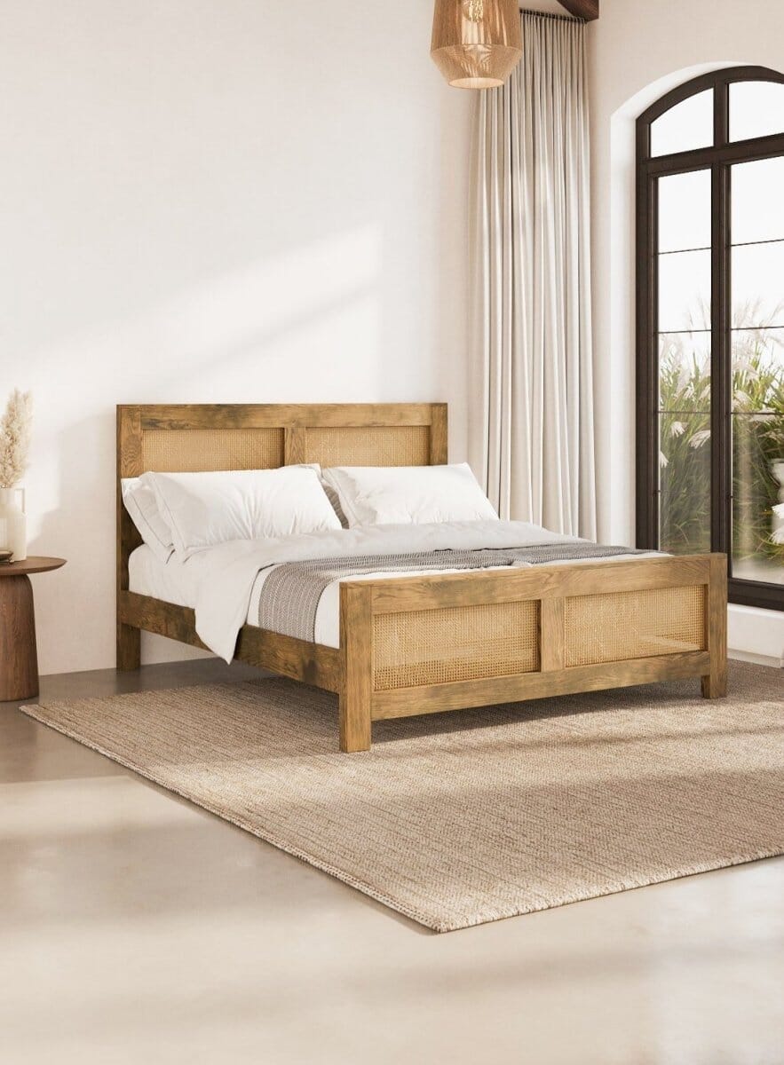 Aanya Solid Wood Bed