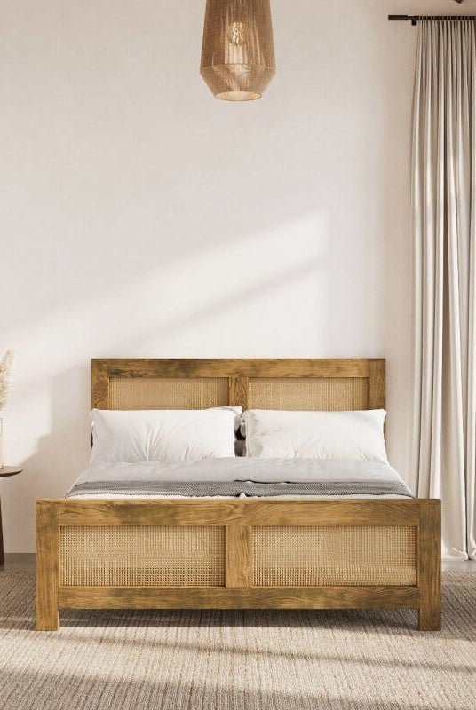 Aanya Solid Wood Bed Homekode