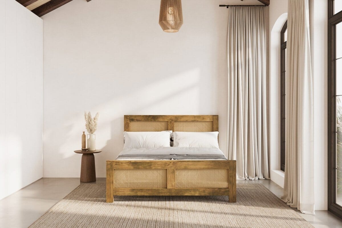 Aanya Solid Wood Bed Homekode