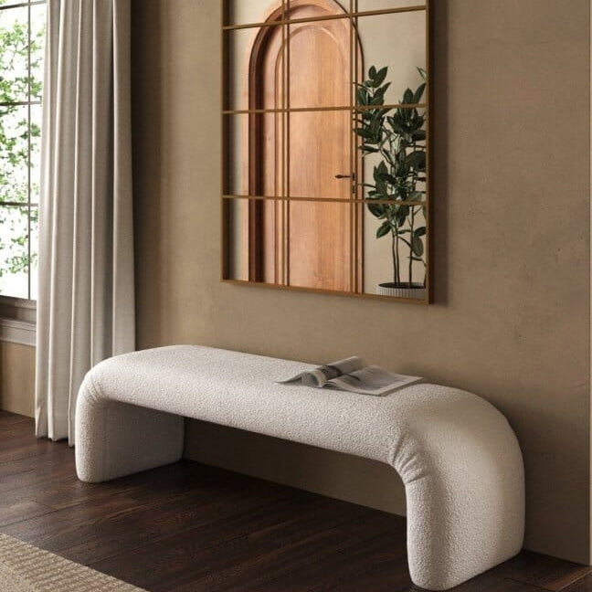 Bram Arch Boucle Bench